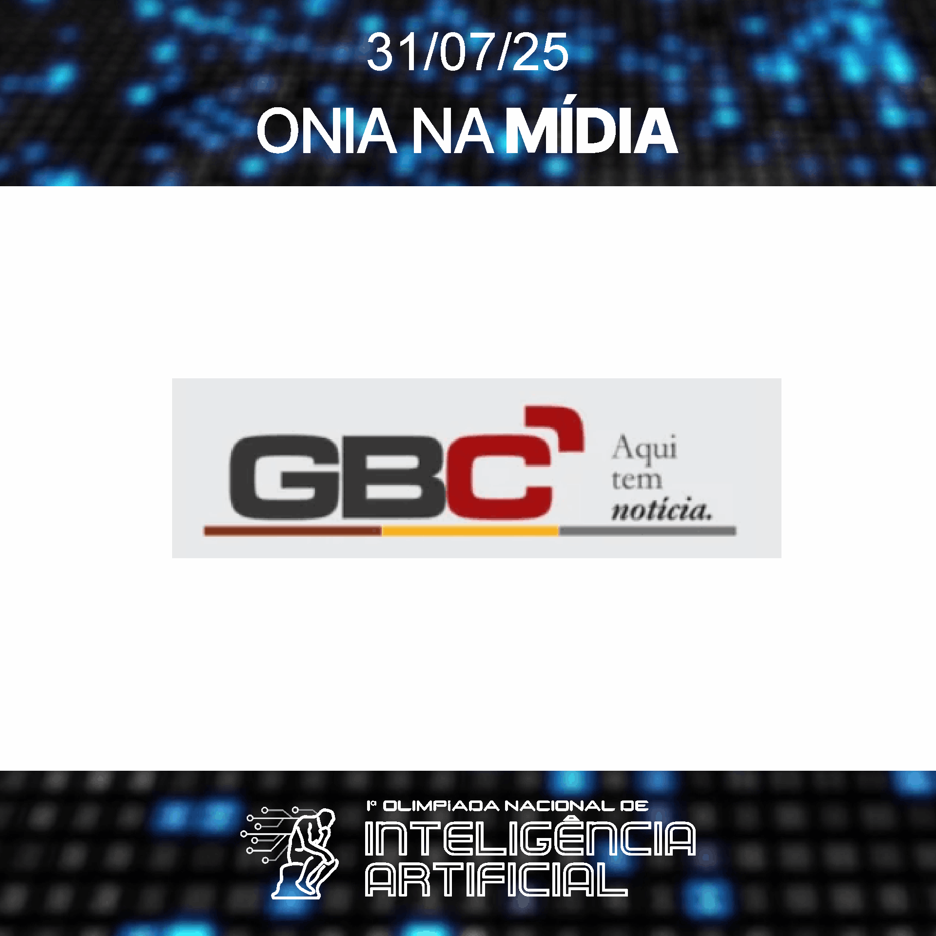 GBC NOTÍCIAS -  31/07/2025